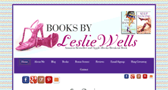 Desktop Screenshot of lesliewellsbooks.com